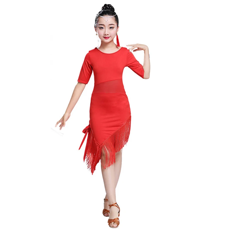Girl Latin Dance Dress For Girls Latin Dress Costumes Child Ballroom Dance Costume Salsa Competition Tassel Latin Dancing Dress
Girl Latin Dance Dress For Girls Latin Dress Costumes Child Ballroom Dance Costume Salsa Competition Tassel Latin Dancing Dress
