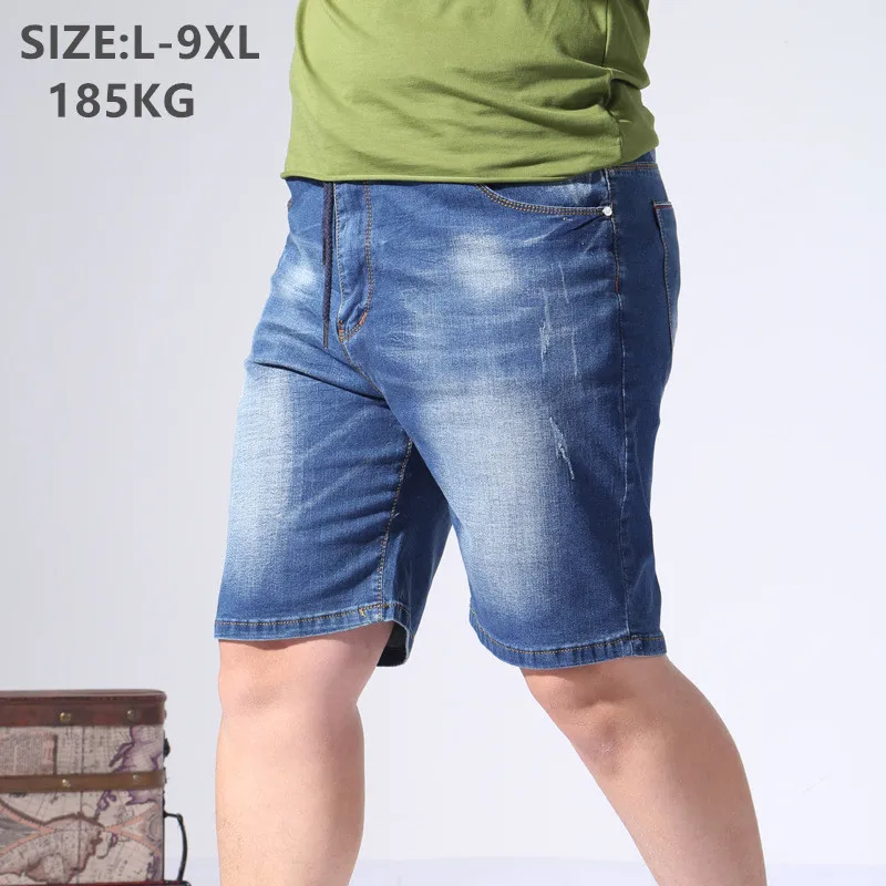 Denim Shorts Mens Casual Half Trousers Loose Summer Cotton Blue Plus Size 5XL 6XL 7XL 8XL 9XL Oversized Male Men Jeans Short
Denim Shorts Mens Casual Half Trousers Loose Summer Cotton Blue Plus Size 5XL 6XL 7XL 8XL 9XL Oversized Male Men Jeans Short