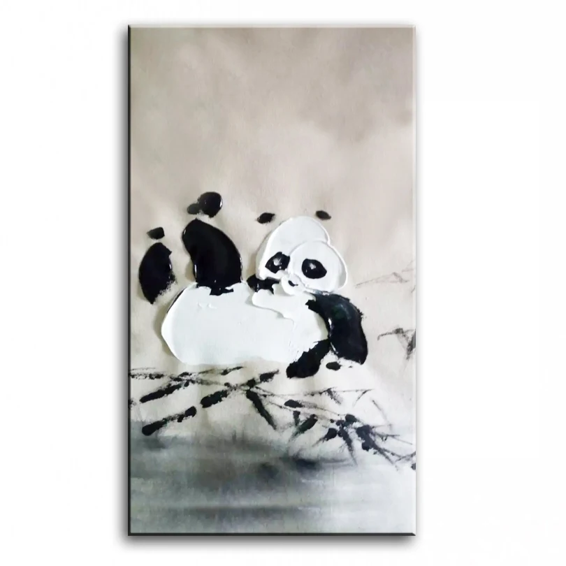 Oil Painting handmade Modern knife painting Canvas Home living room Decor Home decoration painting wall Art panda 17022501
Oil Painting handmade Modern knife painting Canvas Home living room Decor Home decoration painting wall Art panda 17022501