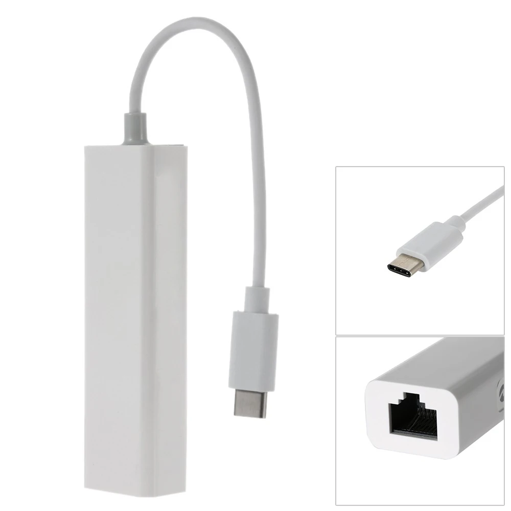 Zihan USB-C Type C Male to 100M Gigabit Ethernet Network LAN Adapter for Laptop PC White
Zihan USB-C Type C Male to 100M Gigabit Ethernet Network LAN Adapter for Laptop PC White
