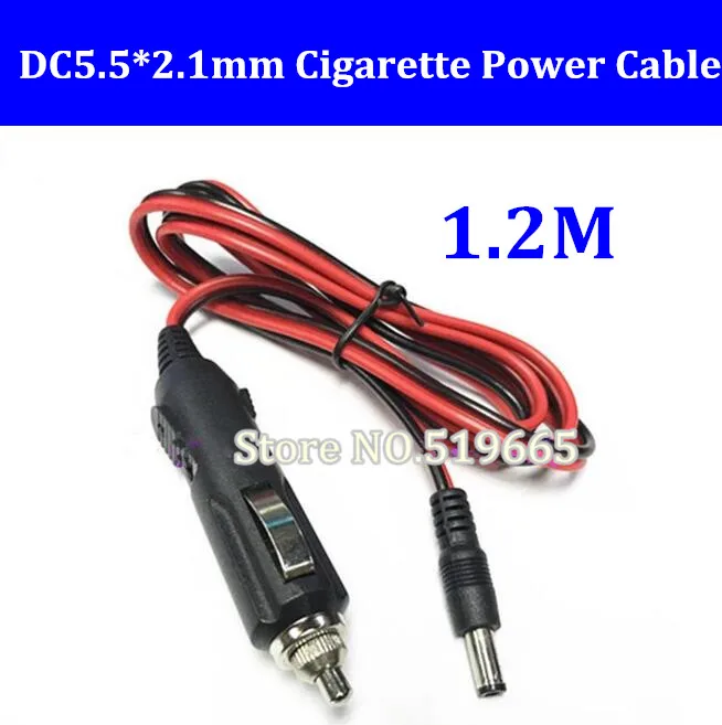 Portable 12V Car Cigarette lighter plug cable with DC 5.5mm*2.1mm male connector for car charger Extension Socket Cord 50pcs/lot
Portable 12V Car Cigarette lighter plug cable with DC 5.5mm*2.1mm male connector for car charger Extension Socket Cord 50pcs/lot