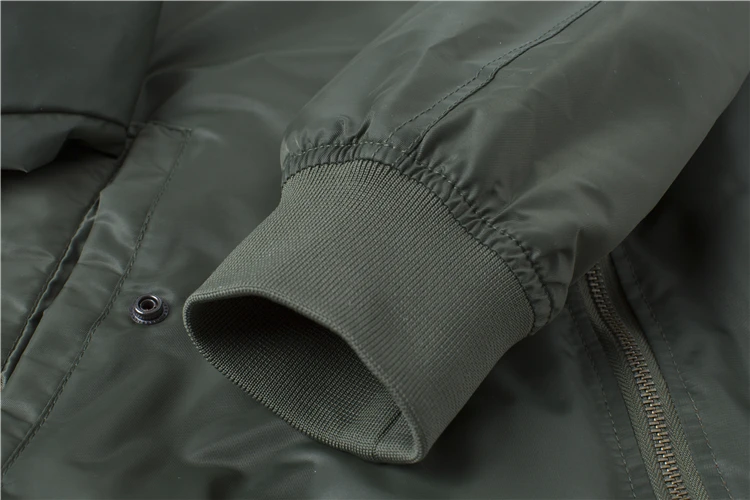 2025 Water Resistant Ma1 Lightweight Green Tactical Military Varsity Flight Windbreaker Pilot Air Force Bomber Jacket for Men 22