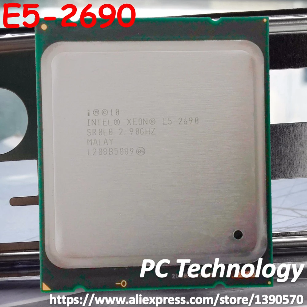 Original Intel Xeon Processor E5-2690 C2 SR0L0 CPU 2.9GHZ 20M 8-CORES 32NM LGA2011 135W free shipping 100% normal work E5 2690
Original Intel Xeon Processor E5-2690 C2 SR0L0 CPU 2.9GHZ 20M 8-CORES 32NM LGA2011 135W free shipping 100% normal work E5 2690