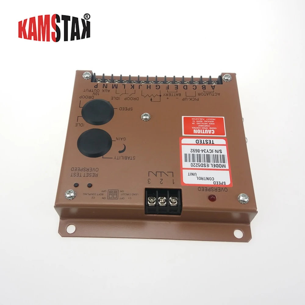 Speed Controller ESD5220 Power Generator govornor adjust diesel engine actuator motor regulator brushless generating set parts
Speed Controller ESD5220 Power Generator govornor adjust diesel engine actuator motor regulator brushless generating set parts
