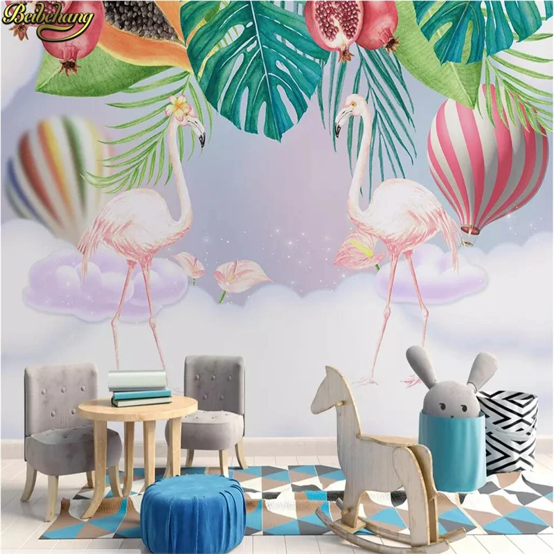 beibehang Custom Flamingo fruit mural wallpaper for children's room background photo wall paper 3D wallpapers for living room
beibehang Custom Flamingo fruit mural wallpaper for children's room background photo wall paper 3D wallpapers for living room