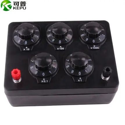 Resistance box Electrical instrument 0-9999.9 Ohms Physical electrical experiment equipment free shipping
Resistance box Electrical instrument 0-9999.9 Ohms Physical electrical experiment equipment free shipping