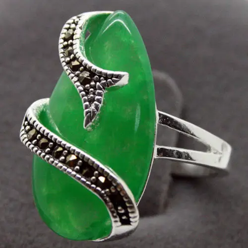 10mmX20mm Green jade Marcasite 925 Sterling Silver Ring watch wholesale Quartz stone CZ crystal
10mmX20mm Green jade Marcasite 925 Sterling Silver Ring watch wholesale Quartz stone CZ crystal