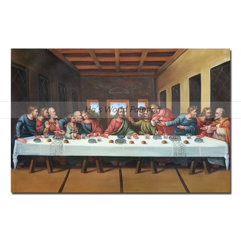 high quality Large 100% Hand Painted The Last Supper Jesus and His Disciples Oil Painting On Canvas Abstract Wall Art Picture
high quality Large 100% Hand Painted The Last Supper Jesus and His Disciples Oil Painting On Canvas Abstract Wall Art Picture