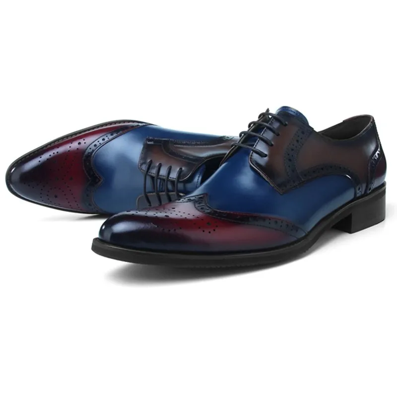 Fashion Black / Blue Brogue Dress Shoes Mens Groom Shoes Genuine Leather Business Shoes Male Social Shoes
Fashion Black / Blue Brogue Dress Shoes Mens Groom Shoes Genuine Leather Business Shoes Male Social Shoes