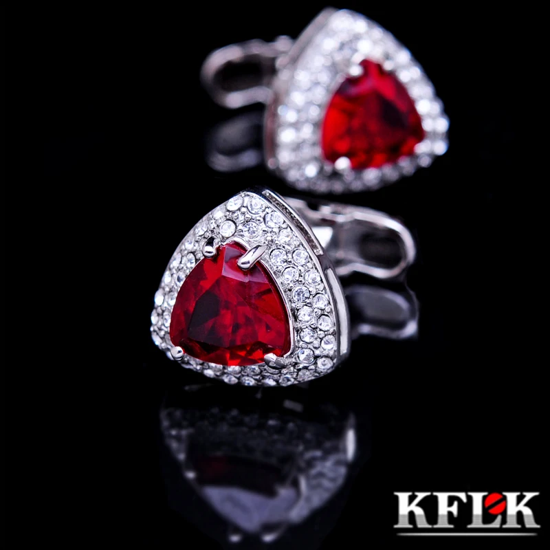 KFLK Jewelry French shirt cufflinks for mens Brand Crystal Cuff link Luxury Wedding Button male High Quality Red guests
KFLK Jewelry French shirt cufflinks for mens Brand Crystal Cuff link Luxury Wedding Button male High Quality Red guests