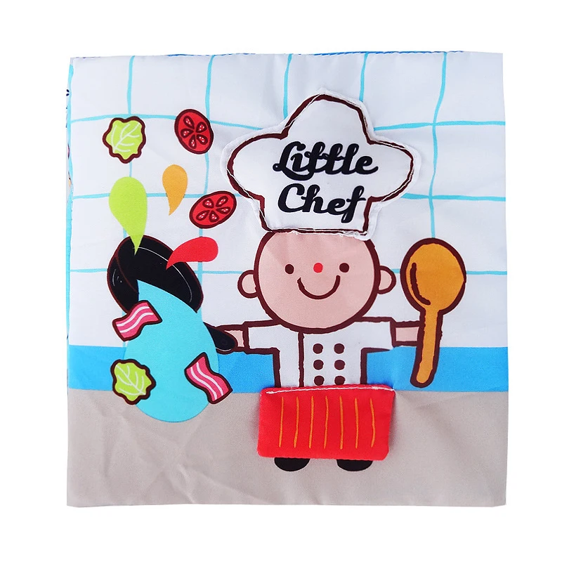 JJOVCE Quiet Book Soft Fabric Cloth Books Toddler Bathing Toilet Cook Teach Early Educational Learning Resource Books for Kids
JJOVCE Quiet Book Soft Fabric Cloth Books Toddler Bathing Toilet Cook Teach Early Educational Learning Resource Books for Kids