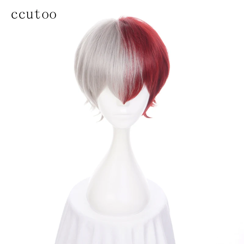 ccutoo 12" My Hero Academia Boku no Hiro Akademia Shoto Todoroki Shouto Cosplay Wig Grey Red Mix Short Synthetic Fluffy Hair
ccutoo 12" My Hero Academia Boku no Hiro Akademia Shoto Todoroki Shouto Cosplay Wig Grey Red Mix Short Synthetic Fluffy Hair