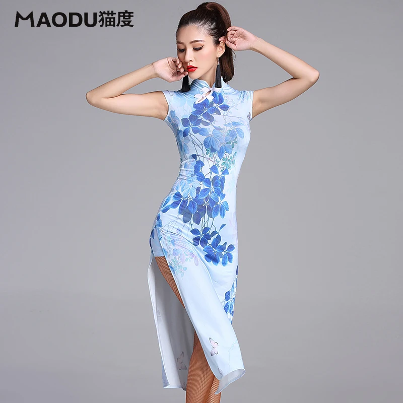Adult Latin Dancing Dress Female Short Sleeve Rumba Samba Dancing Suit Girls Dancing Performance Competition Dress B-6926
Adult Latin Dancing Dress Female Short Sleeve Rumba Samba Dancing Suit Girls Dancing Performance Competition Dress B-6926