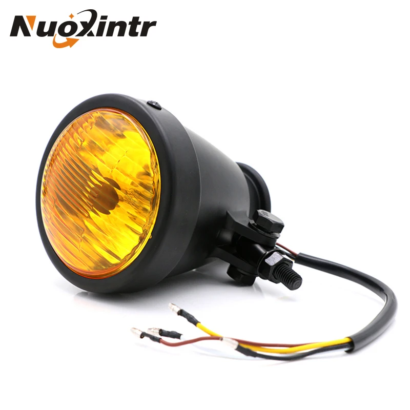 Nuoxintr Black Metal Motorcycle Headlight Lamp Universal For Harley Suzuki Cafe Racer Bobber Chopper
Nuoxintr Black Metal Motorcycle Headlight Lamp Universal For Harley Suzuki Cafe Racer Bobber Chopper