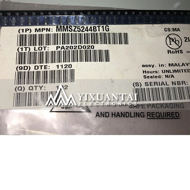 100PCS/LOT MMSZ5244BT1G MMSZ5244BT MMSZ5244 DIODE ZENER 14V 500MW SOD123 New Original
100PCS/LOT MMSZ5244BT1G MMSZ5244BT MMSZ5244 DIODE ZENER 14V 500MW SOD123 New Original