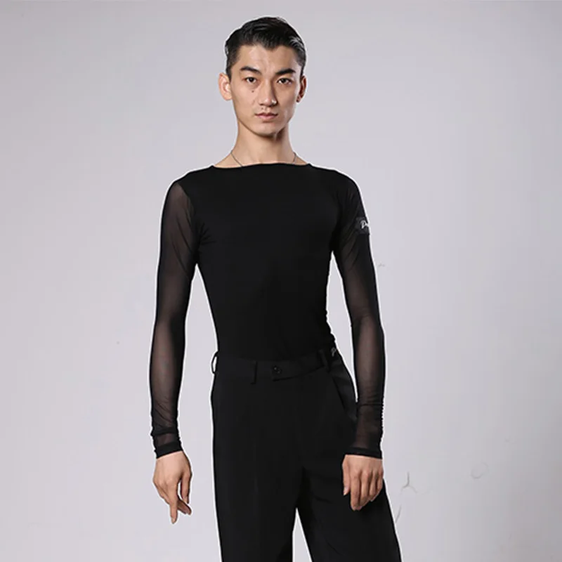 Men Dance Shirt Ballroom Latin Top Black Long Sleeve Male Samba Salsa Performing Dancing Clothes Men'S Training Wear DNV10808
Men Dance Shirt Ballroom Latin Top Black Long Sleeve Male Samba Salsa Performing Dancing Clothes Men'S Training Wear DNV10808