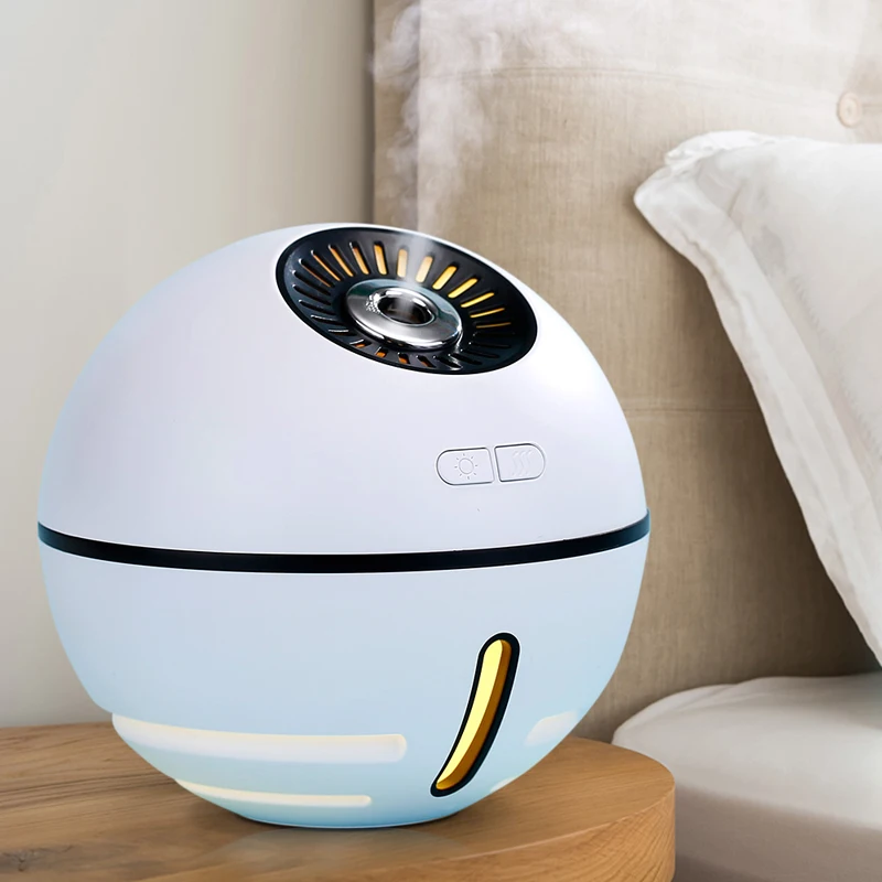 300ML Mini Air Humidifier Aromatherapy Oil Diffuser USB Rechargeable Power Bank Inside Aroma Air Humidifier With USB Fan And LED
300ML Mini Air Humidifier Aromatherapy Oil Diffuser USB Rechargeable Power Bank Inside Aroma Air Humidifier With USB Fan And LED