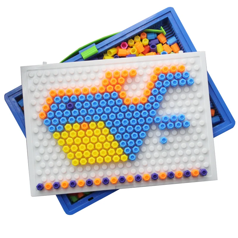 220PCS 3D Puzzles Mosaic Button Nail Kit Educational Toys For Children Magic Puzzle Art Creative Board Plastic Toys For Kids
220PCS 3D Puzzles Mosaic Button Nail Kit Educational Toys For Children Magic Puzzle Art Creative Board Plastic Toys For Kids