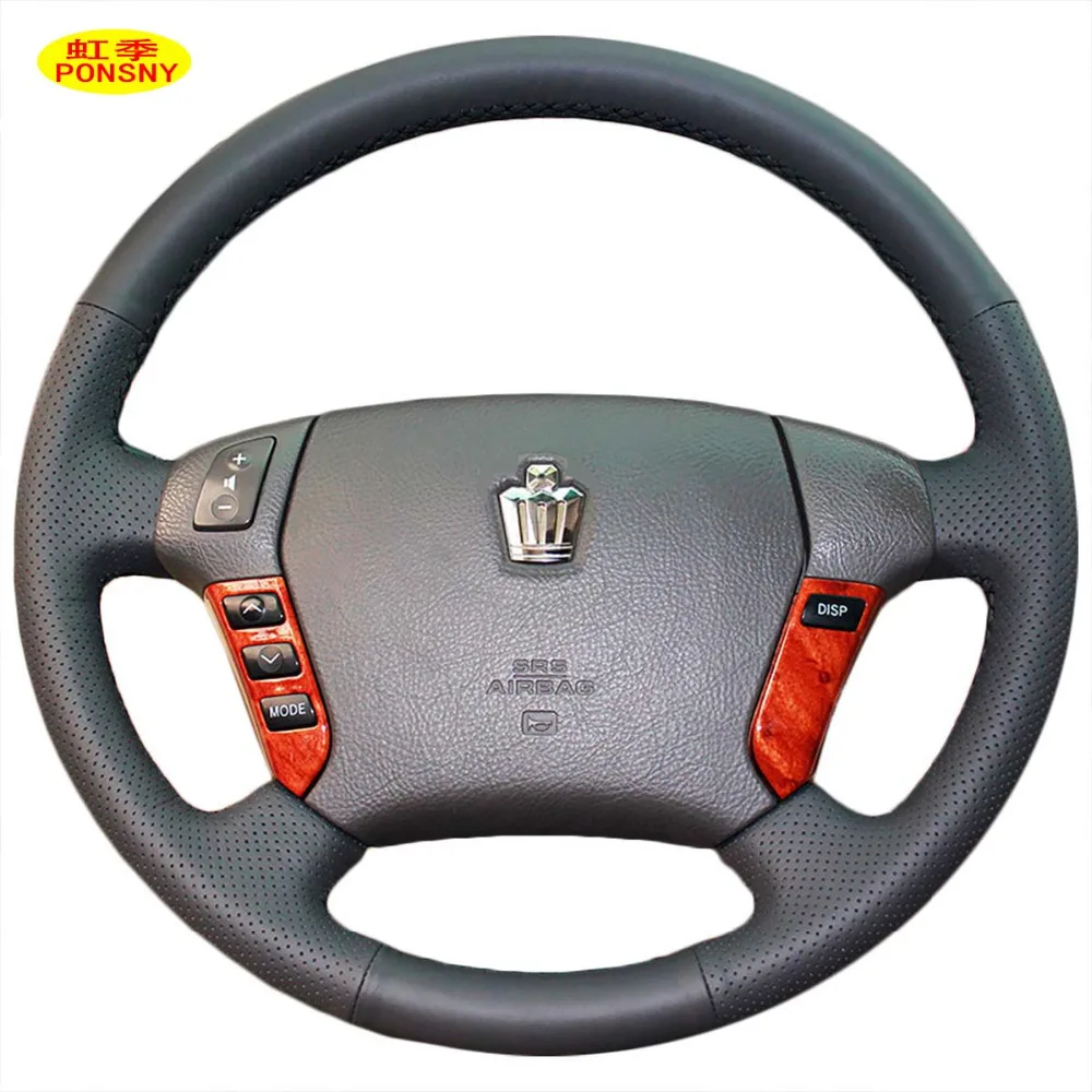 Чехлы PONSNY из натуральной кожи на руль автомобиля, чехол для Toyota Crown 2005-2009, автомобильный чехол с ручной строчкой
Чехлы PONSNY из натуральной кожи на руль автомобиля, чехол для Toyota Crown 2005-2009, автомобильный чехол с ручной строчкой