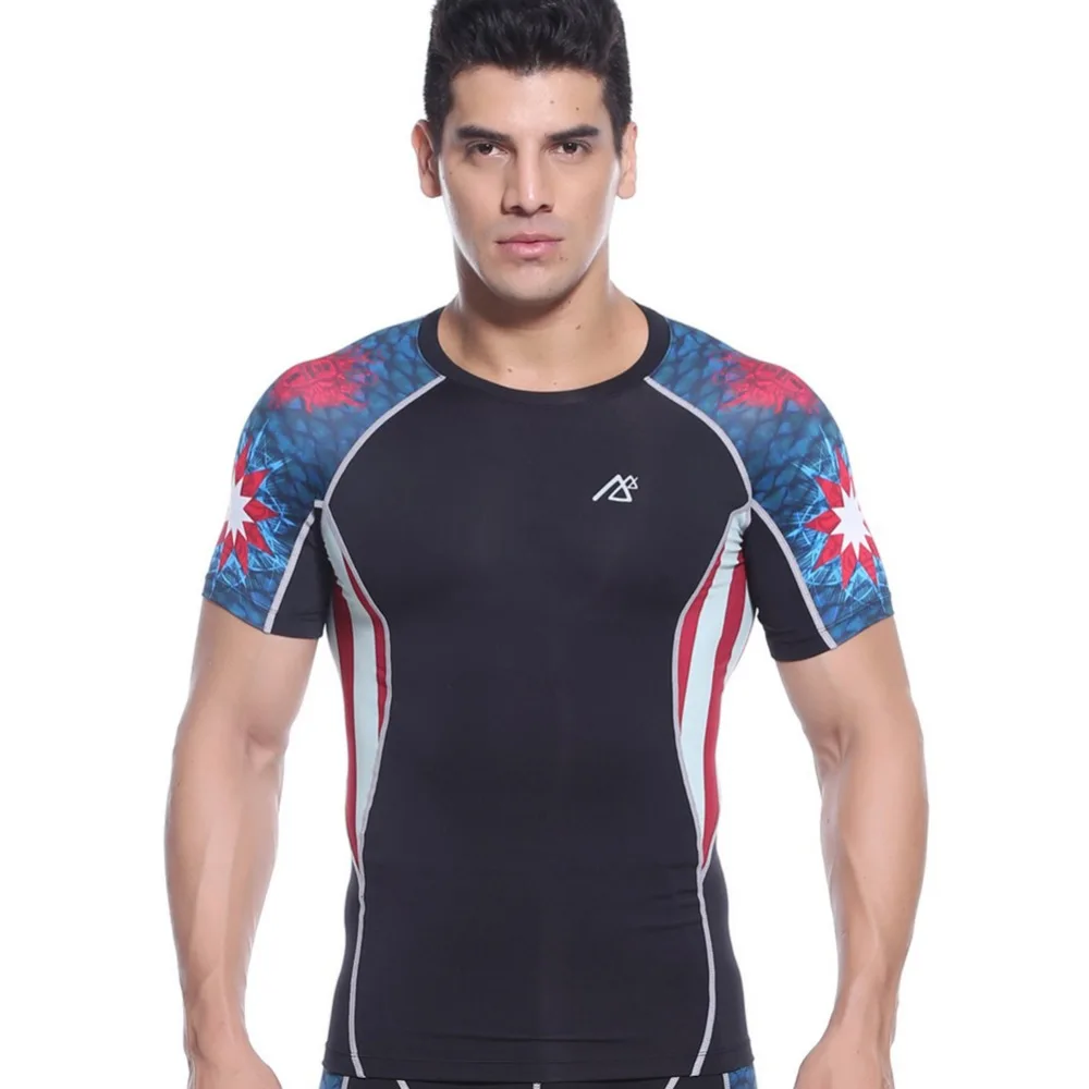 AMERICANADA Technical Graphic Men`s Short Sleeve Second Skin Compression Base Laye Multiuse Gym Training Running Fitness Shirts
AMERICANADA Technical Graphic Men`s Short Sleeve Second Skin Compression Base Laye Multiuse Gym Training Running Fitness Shirts