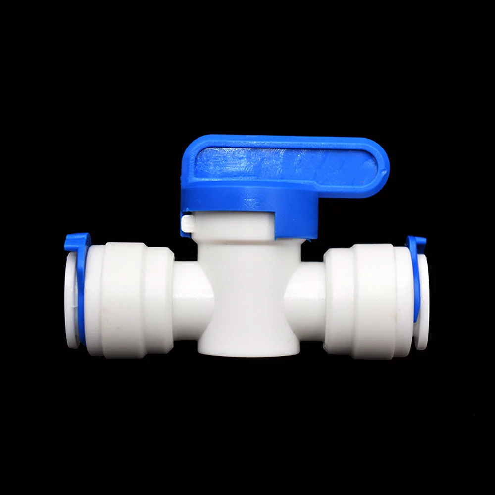 RO Straight 1/4"-1/4'',3/8"-3/8" Quick Connection Control Fittings Plastic Water Ball Valve Revese Osmosis Aquarium Fittings
RO Straight 1/4"-1/4'',3/8"-3/8" Quick Connection Control Fittings Plastic Water Ball Valve Revese Osmosis Aquarium Fittings