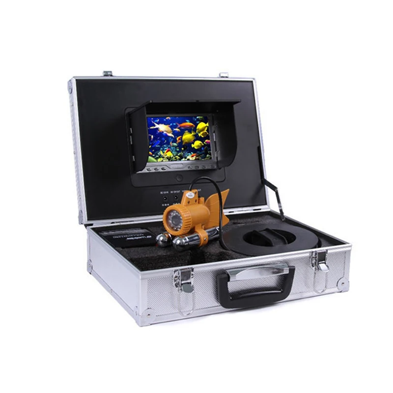 Underwater Fishing Camera CCD Video Fish Finder CCTV Camera Waterproof With 50m Cable 7'TFT Monitor Battery Carry Case
Underwater Fishing Camera CCD Video Fish Finder CCTV Camera Waterproof With 50m Cable 7'TFT Monitor Battery Carry Case