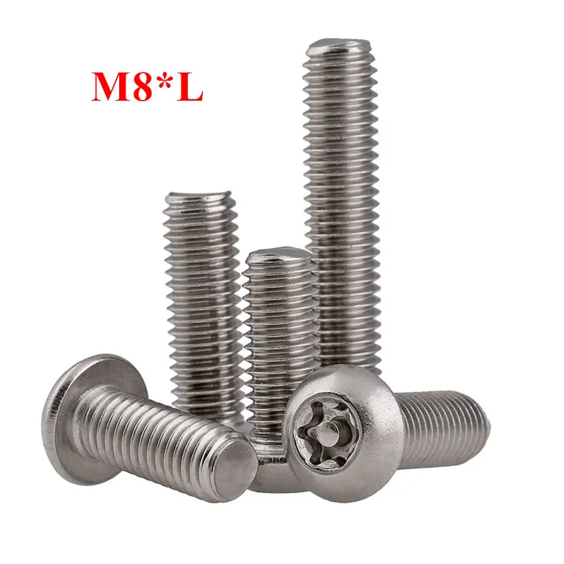 20pcs M8 Six lobe Pan Head torx machine security screw m8 Inside plum flower belt pillar type anti-theft Round torx screws
20pcs M8 Six lobe Pan Head torx machine security screw m8 Inside plum flower belt pillar type anti-theft Round torx screws