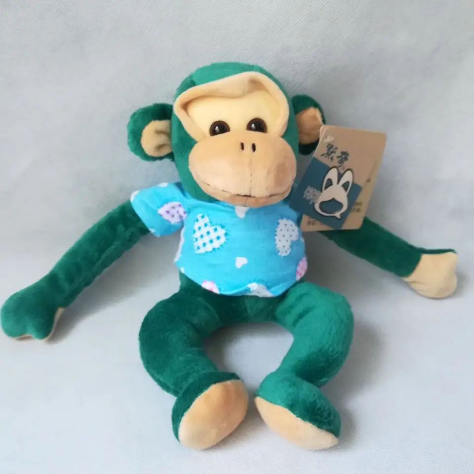 new toy about 24cm green monkey soft doll magnet monkey with cloth, plush toy,baby toy gift h0358
new toy about 24cm green monkey soft doll magnet monkey with cloth, plush toy,baby toy gift h0358