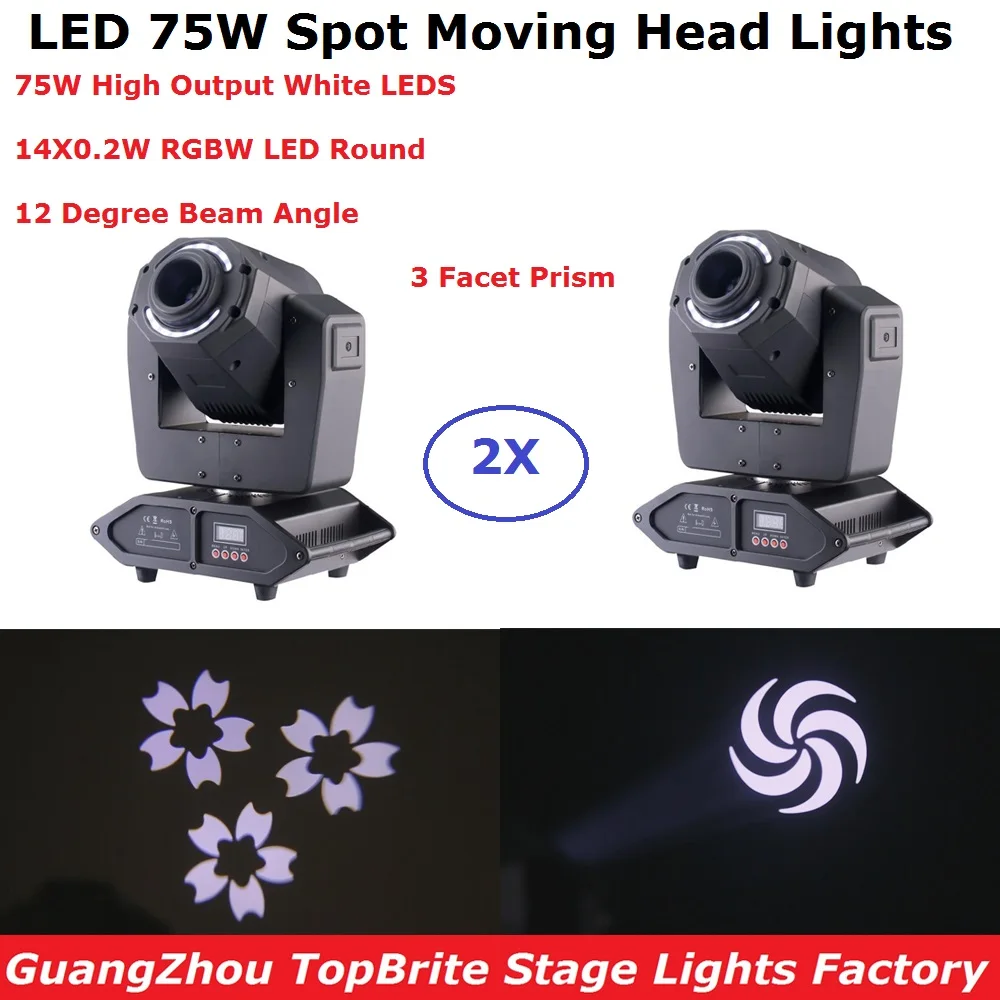 2XLot Spot Lyre 75W White LED Moving Head Beam Lights DMX Gobo Moving Head Stage Lights For Stage Theater Disco Nightclub Xmas
2XLot Spot Lyre 75W White LED Moving Head Beam Lights DMX Gobo Moving Head Stage Lights For Stage Theater Disco Nightclub Xmas