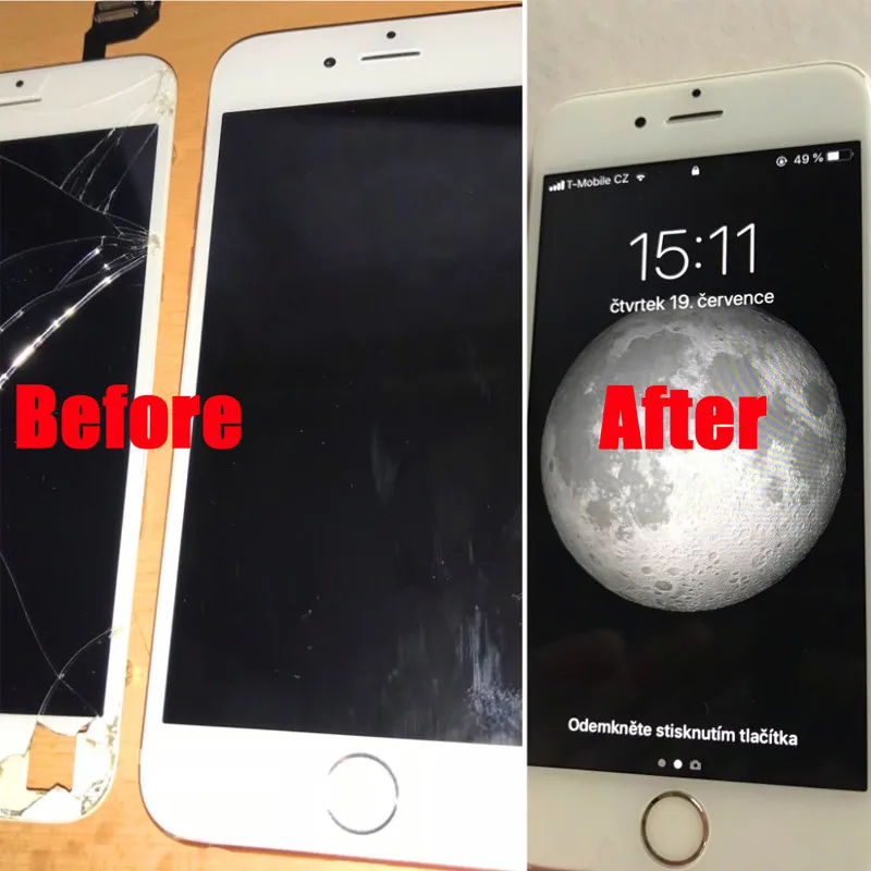 100% Tested LCD for iPhone 6 6S Screen Display for iPhone 7 8 Pantalla Replacement on Ecran 8 Black White Free Gift Repair Tool
100% Tested LCD for iPhone 6 6S Screen Display for iPhone 7 8 Pantalla Replacement on Ecran 8 Black White Free Gift Repair Tool