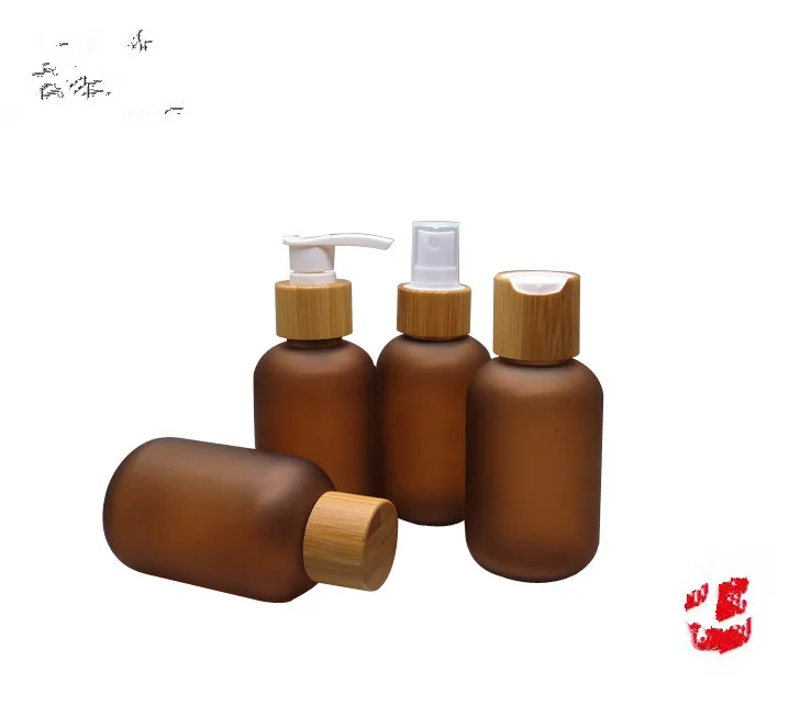 Free ship 100pcs 120ml Amber Frosted PET Bottle with Bamboo Cap(Screw Lid/Pump Nozzle/Spray Atomizer/Disc Top Cover) for Lotion
Free ship 100pcs 120ml Amber Frosted PET Bottle with Bamboo Cap(Screw Lid/Pump Nozzle/Spray Atomizer/Disc Top Cover) for Lotion