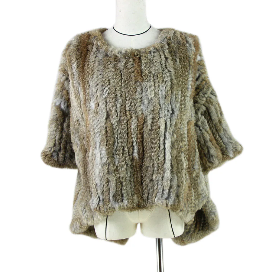 Harppihop autumn and winter female fur cape O-neck knitted rabbit fur shawl fur cloak outerwear rabbit fur poncho
Harppihop autumn and winter female fur cape O-neck knitted rabbit fur shawl fur cloak outerwear rabbit fur poncho