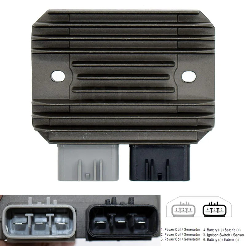For Kawasaki ZX-6R ABS 2013-2016 ZX9R 2009 2010 2011 2012 2013 2014 2015 2016 Motorcycle Voltage Regulator Rectifier 12V
For Kawasaki ZX-6R ABS 2013-2016 ZX9R 2009 2010 2011 2012 2013 2014 2015 2016 Motorcycle Voltage Regulator Rectifier 12V