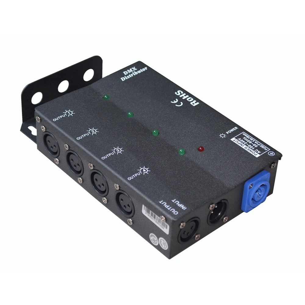High quality 4ch DMX Splitter /amplifier/distributor 1in 4 out for stage light (Steel material)
High quality 4ch DMX Splitter /amplifier/distributor 1in 4 out for stage light (Steel material)