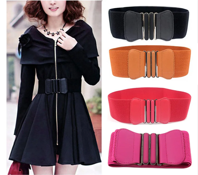 Women Ladies Fashion Wide Elastic Stretch Corset Cinch Waistband Waist Belt BLTLL0015
Women Ladies Fashion Wide Elastic Stretch Corset Cinch Waistband Waist Belt BLTLL0015