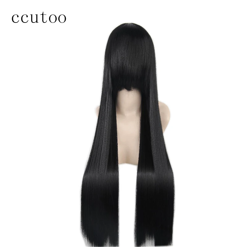ccutoo 85cm Black Long Straight Full Bangs Synthetic Wig High Temperature Fiber Costume Party Wigs For Women
ccutoo 85cm Black Long Straight Full Bangs Synthetic Wig High Temperature Fiber Costume Party Wigs For Women