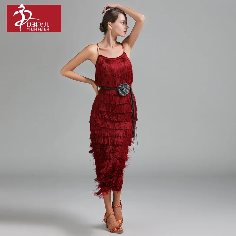 New Sale Woman tassel Fashion Latin Dance Costume Ballroom Tango Rumba Chacha dress dance competition wear
New Sale Woman tassel Fashion Latin Dance Costume Ballroom Tango Rumba Chacha dress dance competition wear