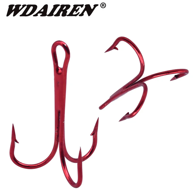 20Pcs/lot Three Hook Red Nickel Color Fishhook 2/3/8/10# Fishing Hook High Carbon Steel Treble Hooks Fishing tackle WD-333
20Pcs/lot Three Hook Red Nickel Color Fishhook 2/3/8/10# Fishing Hook High Carbon Steel Treble Hooks Fishing tackle WD-333