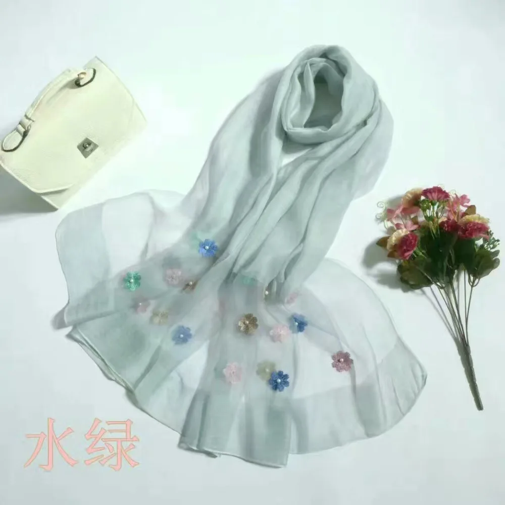 new silk wool floral pearl Embroidery Scarf Shawl Wrap 6 colors mixed 5pcs/lot #4021
new silk wool floral pearl Embroidery Scarf Shawl Wrap 6 colors mixed 5pcs/lot #4021
