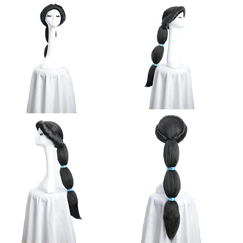 Cosplay Wigs Jasmine princess Long Black Wig Synthetic Hair Heat Resistant + Wig Cap
Cosplay Wigs Jasmine princess Long Black Wig Synthetic Hair Heat Resistant + Wig Cap