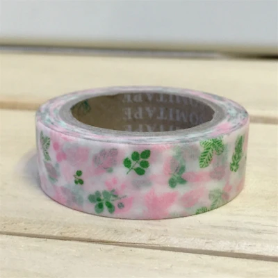 Красивая Высококачественная бумажная лента washi/15 мм * 10 м красные цветы и зеленые Маскировка листьев японская васи лента
Красивая Высококачественная бумажная лента washi/15 мм * 10 м красные цветы и зеленые Маскировка листьев японская васи лента