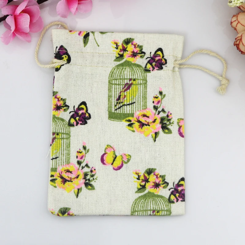 100pcs 10X14cm Cotton bag butterfly print cosmetic jewelry packaging bag wedding party gift cotton drawstring bags
100pcs 10X14cm Cotton bag butterfly print cosmetic jewelry packaging bag wedding party gift cotton drawstring bags