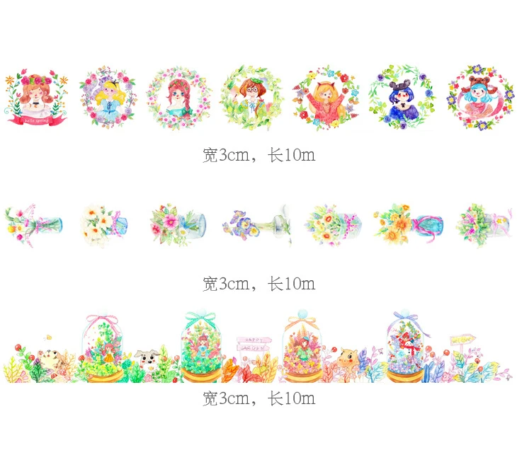 Free shipping High quality 30mm*10m DIY Masking tape/Flower World and Flower Girl washi tape
Free shipping High quality 30mm*10m DIY Masking tape/Flower World and Flower Girl washi tape