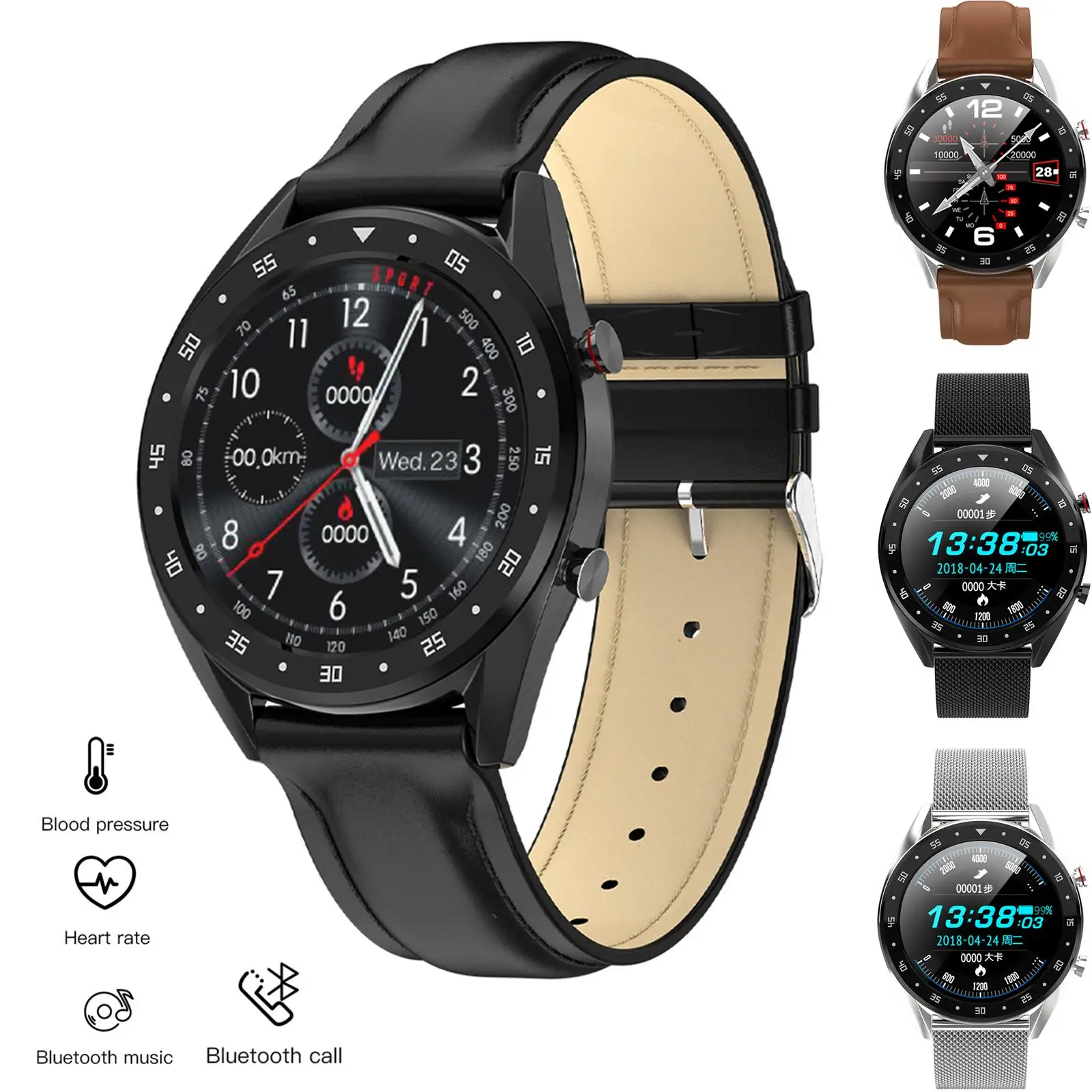 Touch screen Smart Watch Sports Smartwatch Fitness Tracker Bracelet Heart Rate Monitor Message Push for Mobile Phones
Touch screen Smart Watch Sports Smartwatch Fitness Tracker Bracelet Heart Rate Monitor Message Push for Mobile Phones