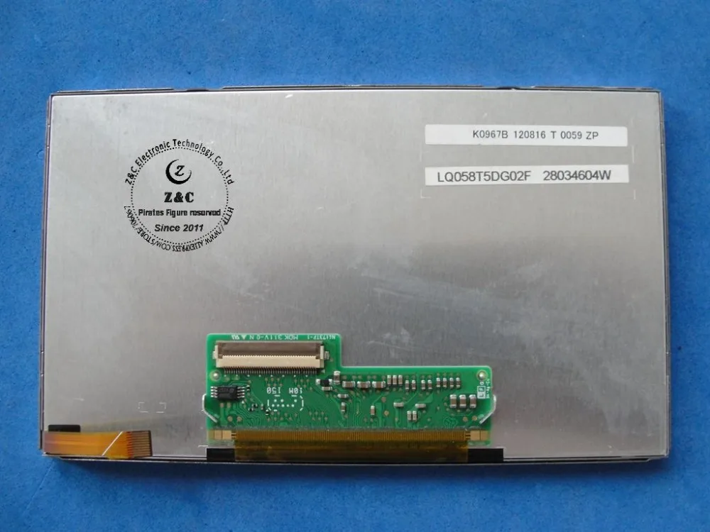 LQ058T5DG02F LQ058T5DG02E LQ058T5DG02 Совершенно новый оригинальный 5,8-дюймовый ЖК-экран 480*240 Панель дисплея
LQ058T5DG02F LQ058T5DG02E LQ058T5DG02 Совершенно новый оригинальный 5,8-дюймовый ЖК-экран 480*240 Панель дисплея