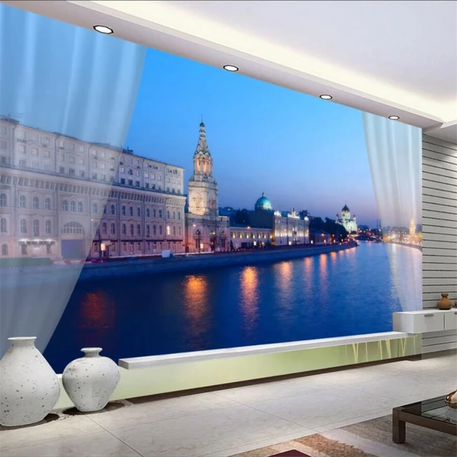 beibehang Custom Wallpaper HD 3D Photo Mural Fresco Lights City Night View Living Room Background wall paper 3d papel de parede
beibehang Custom Wallpaper HD 3D Photo Mural Fresco Lights City Night View Living Room Background wall paper 3d papel de parede