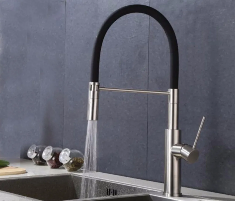 Double Mode 304 Stainless Steel Spring Kitchen Faucet Sink Mixer Tap Swivel Spout Mixer Tap Hot and Cold Water Torneira 350
Double Mode 304 Stainless Steel Spring Kitchen Faucet Sink Mixer Tap Swivel Spout Mixer Tap Hot and Cold Water Torneira 350