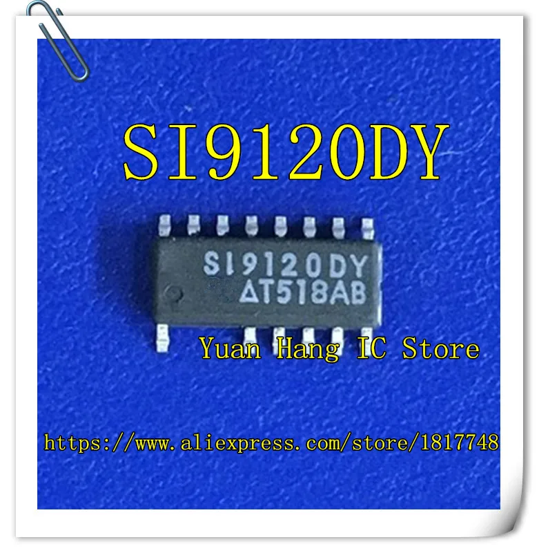 5PCS/LOT SI9120DY SI9120D SI9120 SOP-14 General purpose input switch controller new original
5PCS/LOT SI9120DY SI9120D SI9120 SOP-14 General purpose input switch controller new original