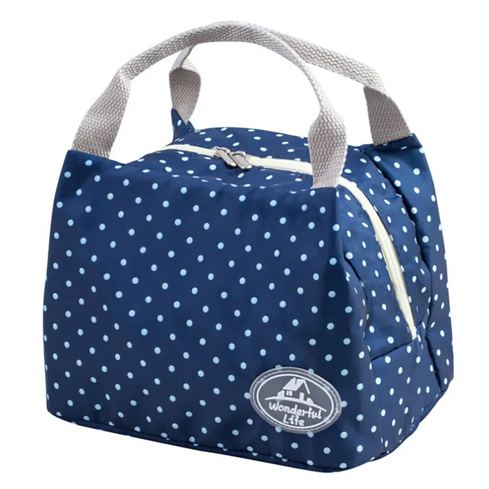 Striped Dot Portable Lunch Bag Thermal Insulated Cold Keep Food Safe Warm Lunch Bag Tote for Girl Women Insulation Lunch Box Bag
Striped Dot Portable Lunch Bag Thermal Insulated Cold Keep Food Safe Warm Lunch Bag Tote for Girl Women Insulation Lunch Box Bag
