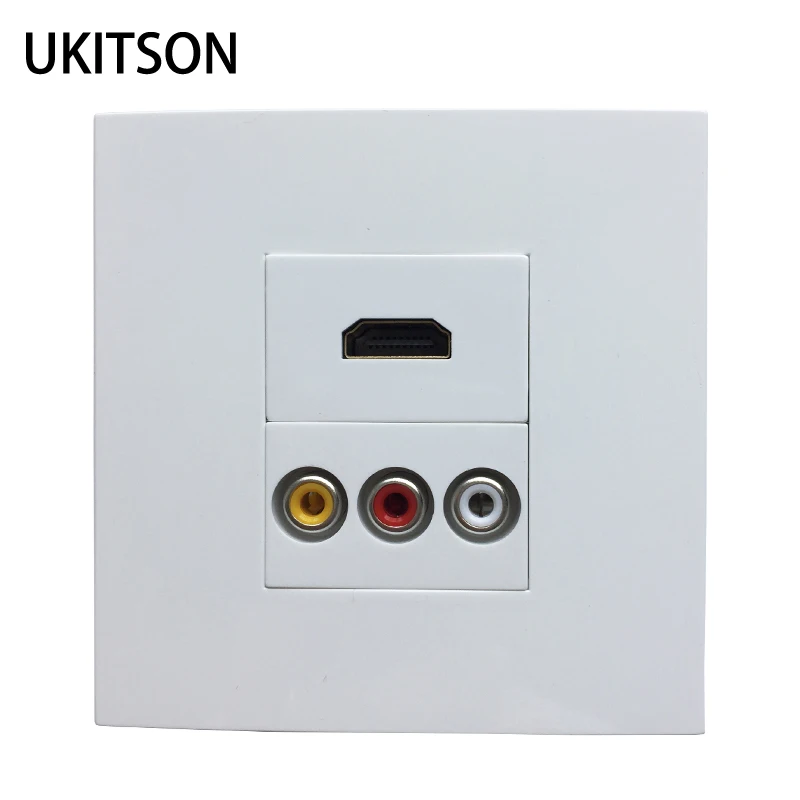 Совместимый разъем HDMI2.0 3RCA Настенная панель Лицевая панель Аудио-видео разъем «мама-мама» RCA-розетка белого цвета
Совместимый разъем HDMI2.0 3RCA Настенная панель Лицевая панель Аудио-видео разъем «мама-мама» RCA-розетка белого цвета